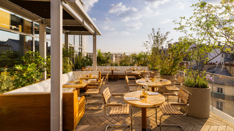 Terrasse restaurant Les Ailes
