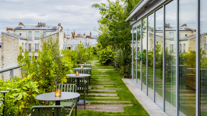 Les jardins suspendus de La Fondation
